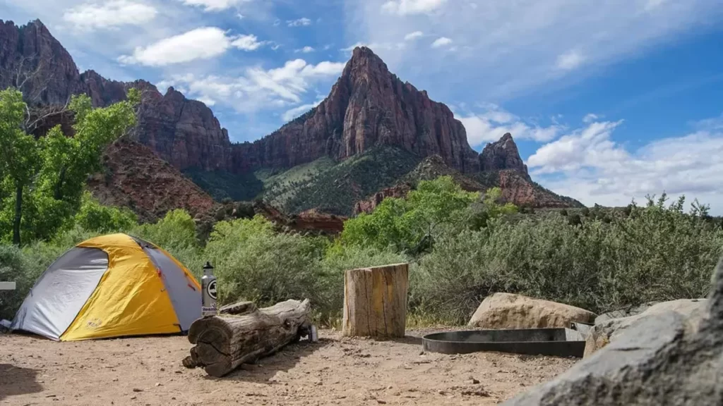 camping in zion national park